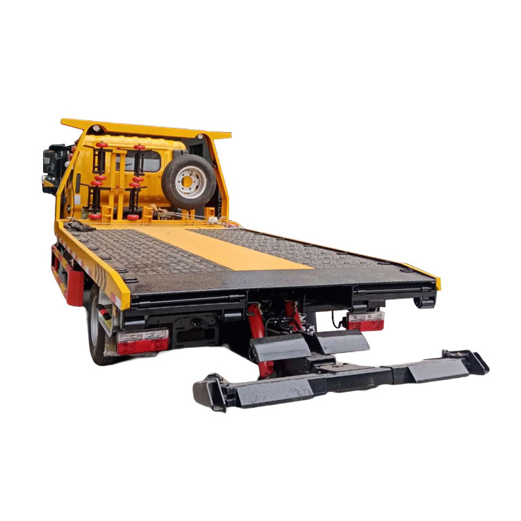 Dongfeng Wreker Truck 4*2 Tow Truck Rollback Wrecker Bed For Sale