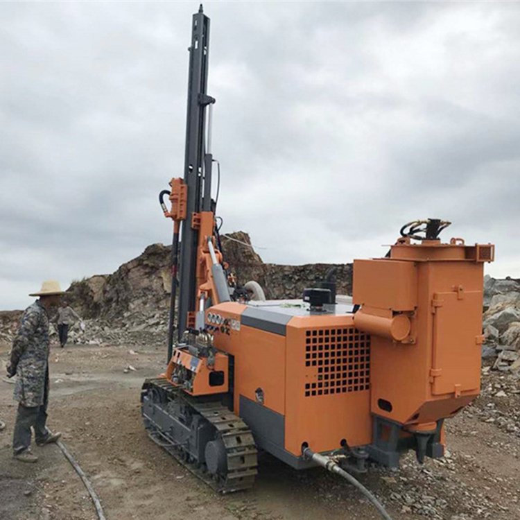 Full Hydraulic Top Hammer Surface Drill Rig Blast Hole Drill Rig For Mining Blast Hole Borehole Drilling Machine