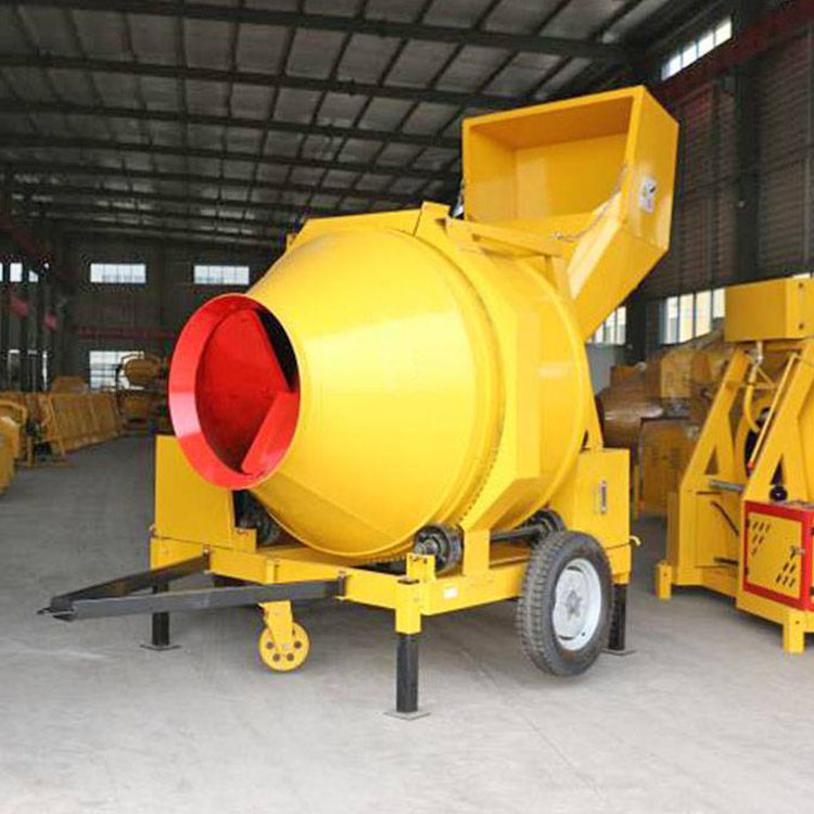 Portable 350l 400l 500l 4wheel Movable Gasoline Diesel Concrete Cement Mixer