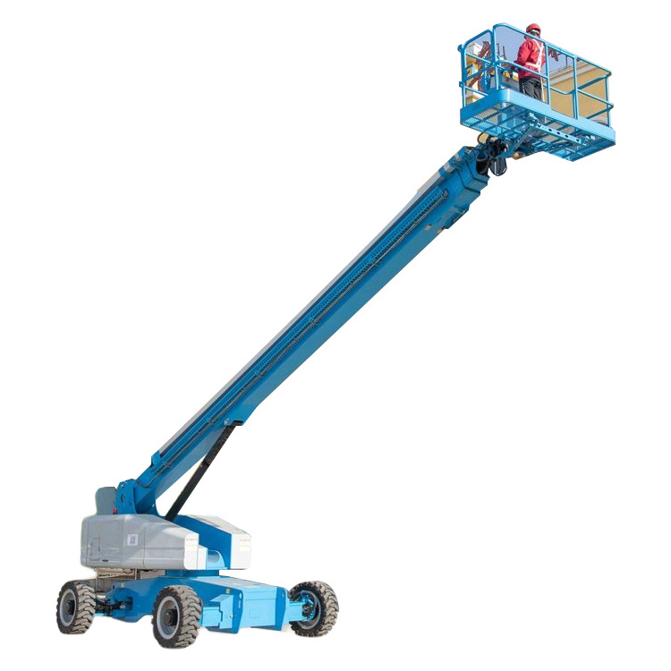 Boom Material Scissor Lift Rental Tow Behind Sky Trailer Man Lift Aerial Working Platform Outdoors Towable Curved Arm Lift