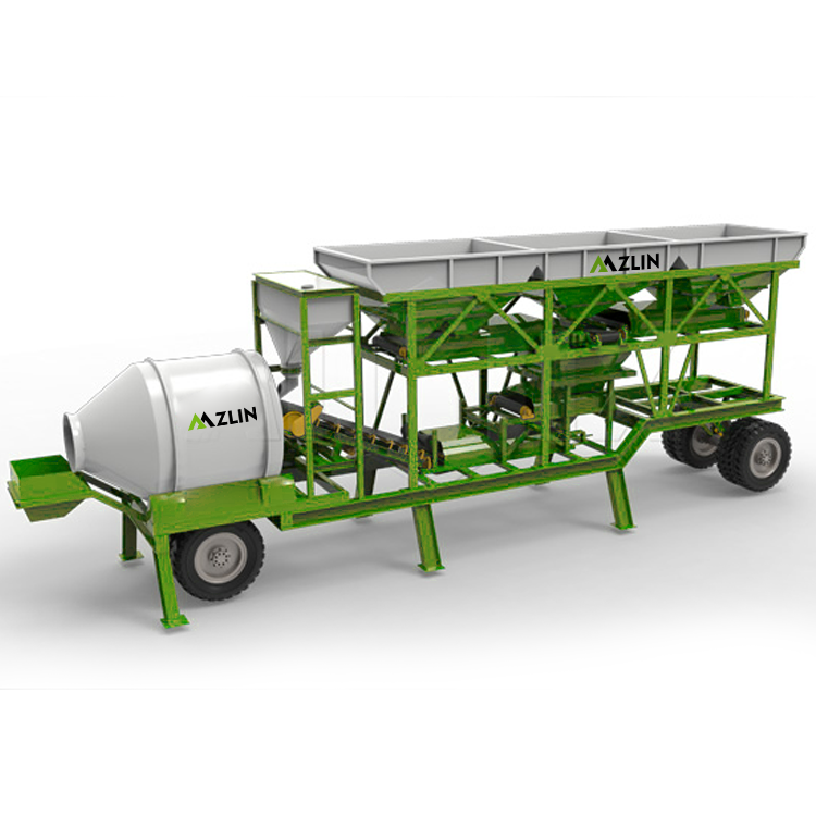 Universal portable asphalt batch mobile mixer manufacturer concrete batching mixing plant mini mobile batching plant price