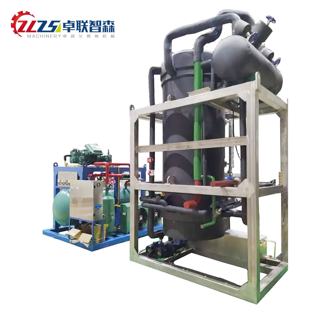 ZL 50 5 tons Crystallize Ice Tube Maker Ice source Ice Making Machine Used for Restaurants Drinking