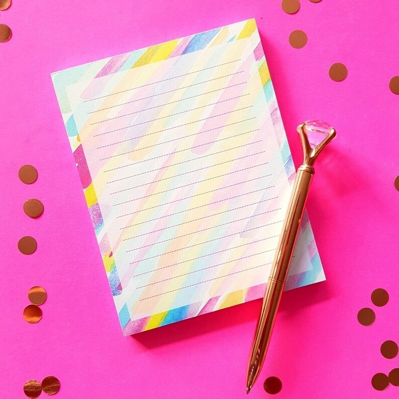 Transparent Pastel Simple Sticky Notes-Custom Square Self-Adhesive Memo Pad for Office Use and Gifts Made from Colored Paper