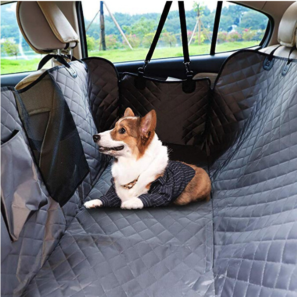 ZMaker Heavy Duty Car Seat Covers for Dogs Car Hammock with Mesh Waterproof Dog Car Seat Covers