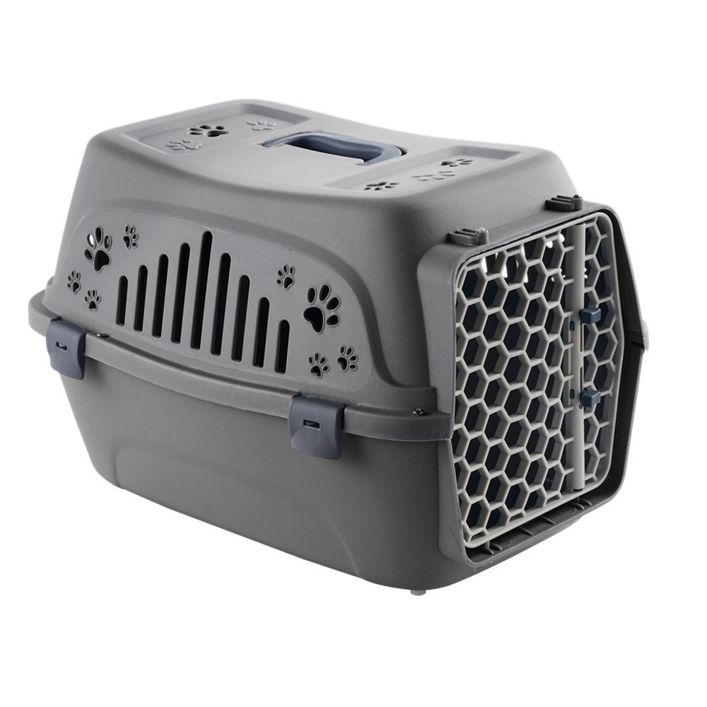 ZMaker Pet Cages Bag Carrier And Travel Crates Plastic Airline Shipping Approved Dog Transport Box