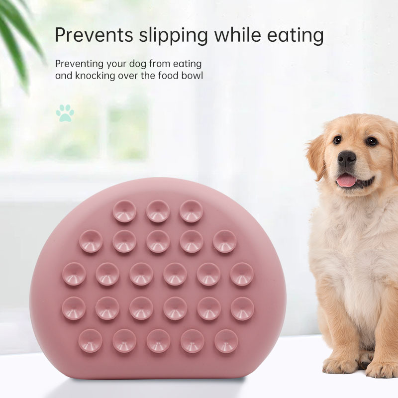 ZMaker Labyrinth Slow Food Pet Bowl Slow Down Eating Dog Feeder Puzzle Silicone Dog Feeding Bowls with Suction Cups