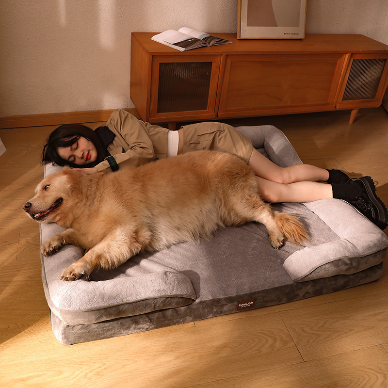 ZMaker Orthopedic Dog Bed for Large Dog Human Dog Bed Orthopedic Memory Foam Luxury Pet Bed