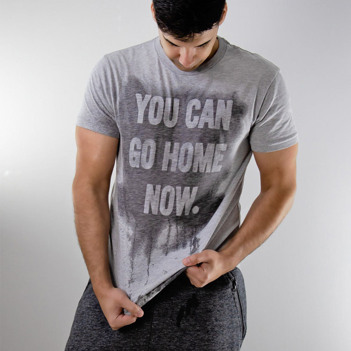 New Release Men Training T Shirt Sweat Activated Tee For Gym