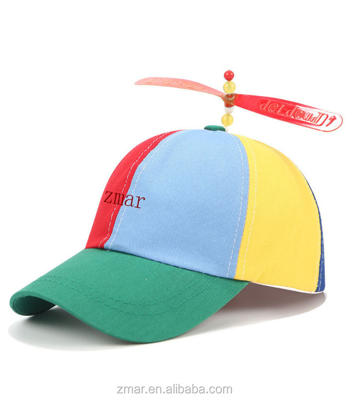 View larger image New arrival Novelties gift colored 100% cotton party holiday propeller hats