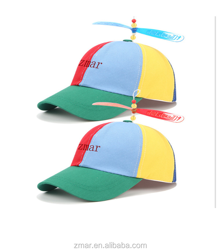 View larger image New arrival Novelties gift colored 100% cotton party holiday propeller hats