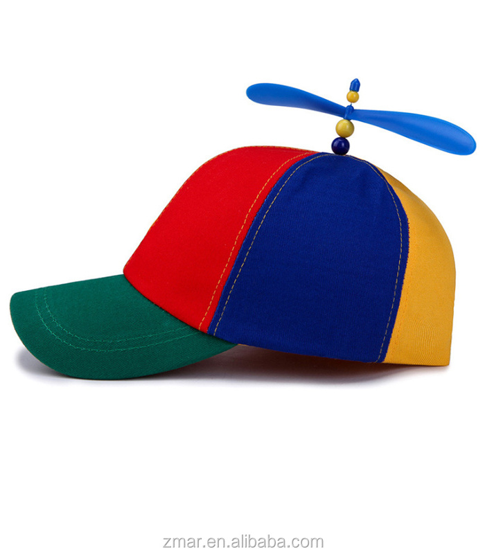 View larger image New arrival Novelties gift colored 100% cotton party holiday propeller hats