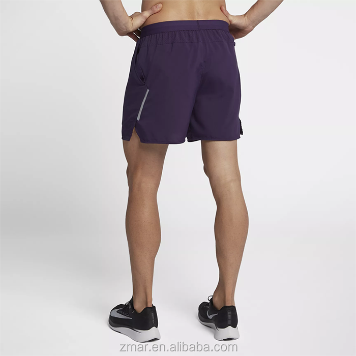 Mesh Gym Shorts China OEM Custom Training Running Shorts with Reflective Strip