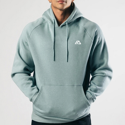 ZM 831 Men s Fitted Performance Hoodie 55 Cotton 45 Polyester Custom Printed Training Hoodie BestSuppliers