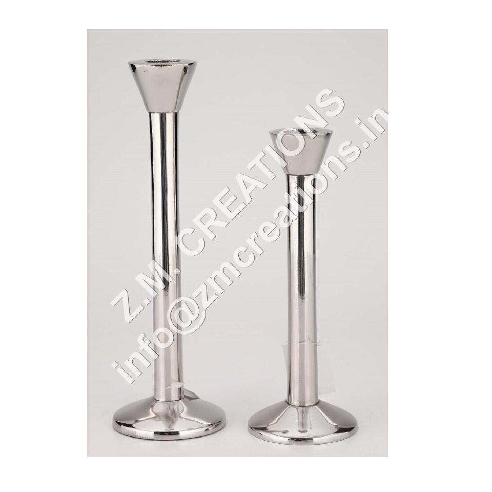 Popular Modern Style Candle Holder Outdoor Candlestick Candle Holder Pillar For Wedding And Home Decoration Set of 2