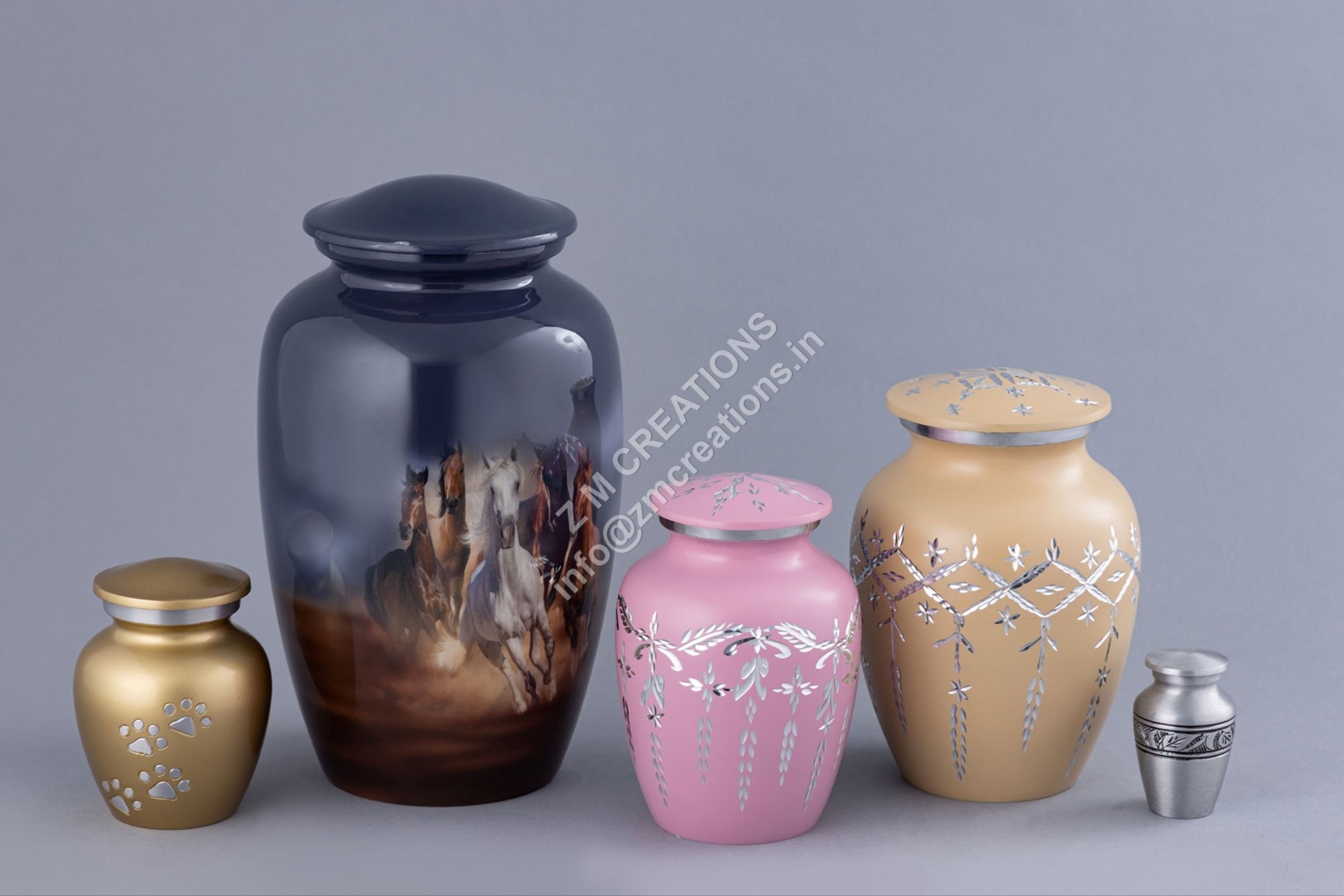 Keepsake Cremation Urns For Pet Ashes Funeral Supplies Metal Cremation Urn Premium Quality Made In India