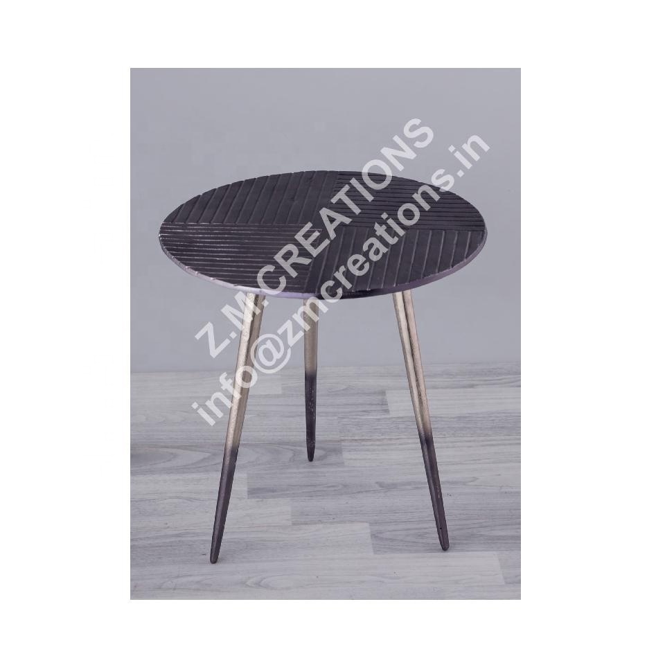 Small Coffee Side Accent  Multipurpose Table Antique Color New Metal Furniture Collection Manufacturer Made In India