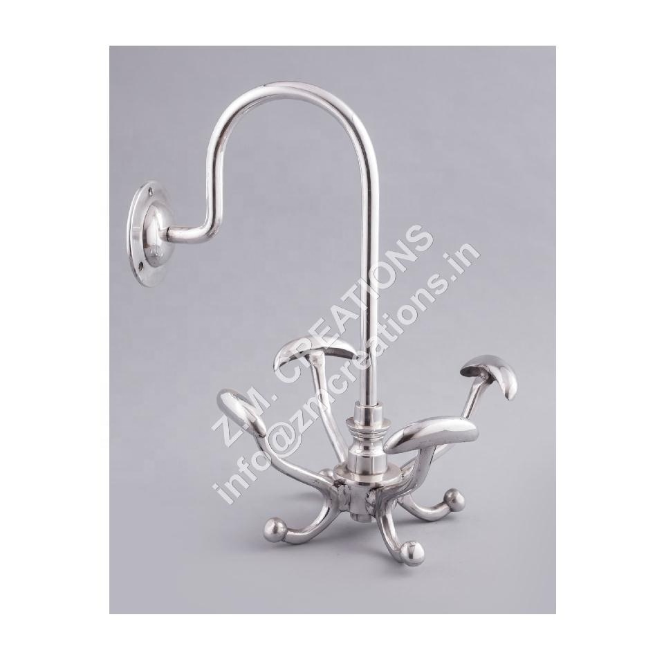 Rotating Coat And Hat Hook Wall Hooks Decorative Metal Strong Coat Hanger Rack For Coat And Rope Bag Newly Design