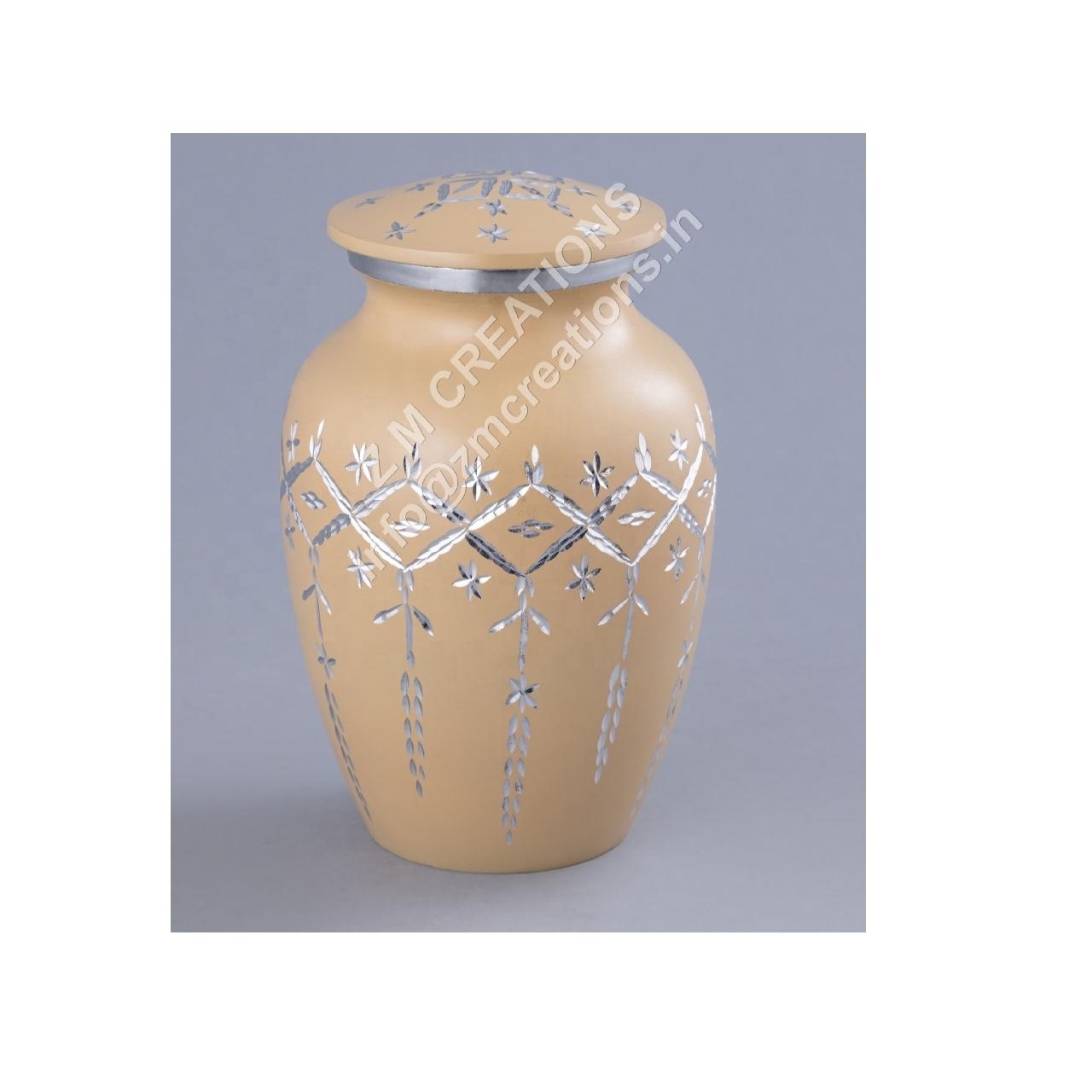 Keepsake Cremation Urns For Pet Ashes Funeral Supplies Metal Cremation Urn Premium Quality Made In India