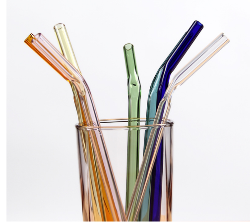 manufacturer supplies glass straight tube glass handicraft hookah accessories smoking sets glass pipe 4 inches