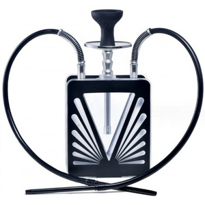 Hot sale Acrylic Hookah set Double Hose Hookah Shisha Pipe Led Hookah Bar Furniture