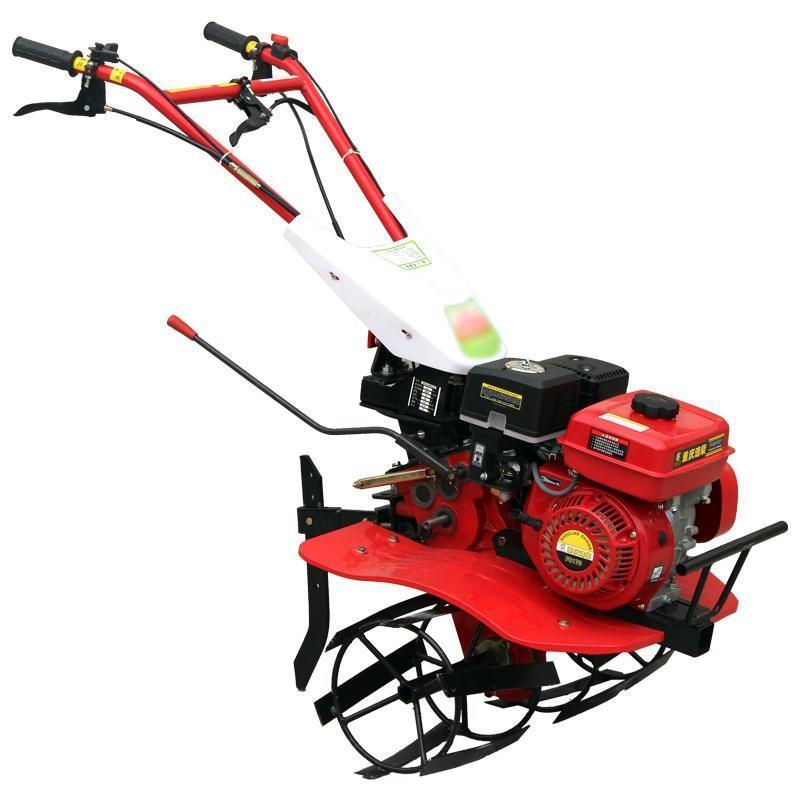 JOY small tiller cultivators agricultural farming handheld diesel orchard tiller rotary furrowing and plow