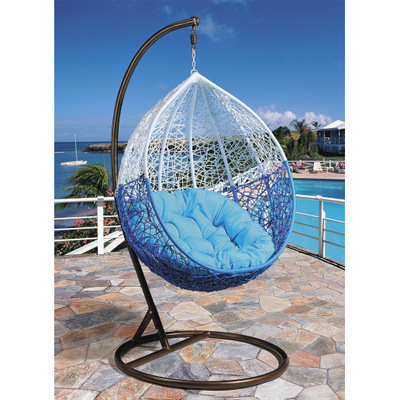 Indoor outdoor rope hanging swing terrace bedroom hammock egg chair swing custom patio swing chair