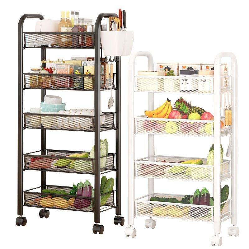 Shelf multi-layer carbon steel removable thickened shelves storage storage rack kitchen bathroom shelves