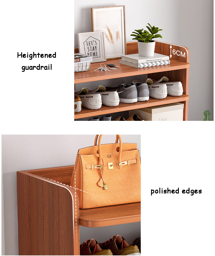 JOY removable shoe storage cabinet 8-layer folding shoe rack for living room extended and widened shoe cabinet