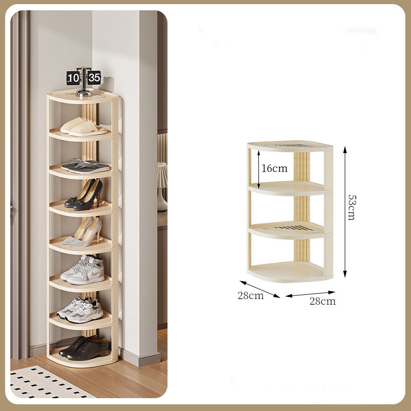 Wholesale of multi-layer creative shoe racks household small shoe cabinets no installation simple folding shoe cabinets