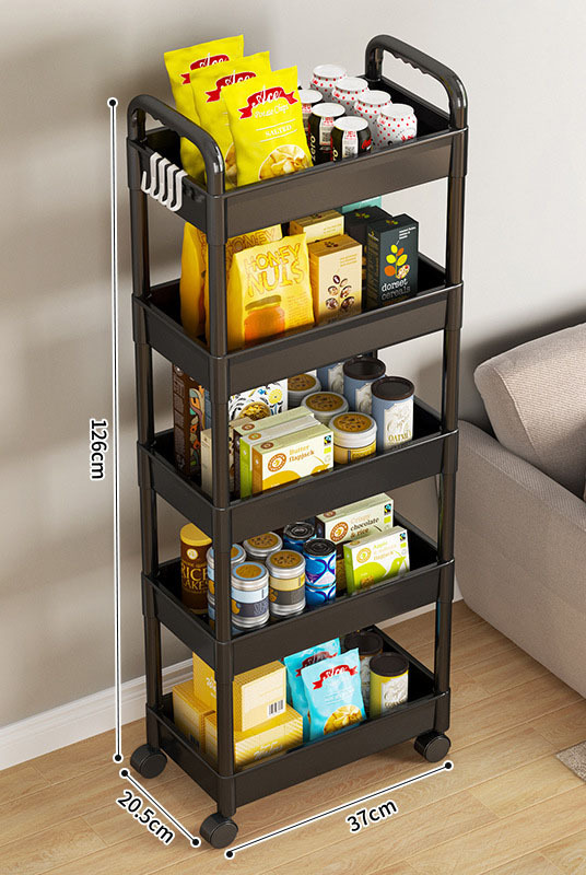 PP Plastic Multilayer Save Space Crack Shelf Removable Storage Rack Kitchen Organizer Storage Holders & racks