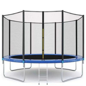 Indoor and outdoor bouncing metal steel Trampolines for children's large amusement equipment with protective nets bouncing beds