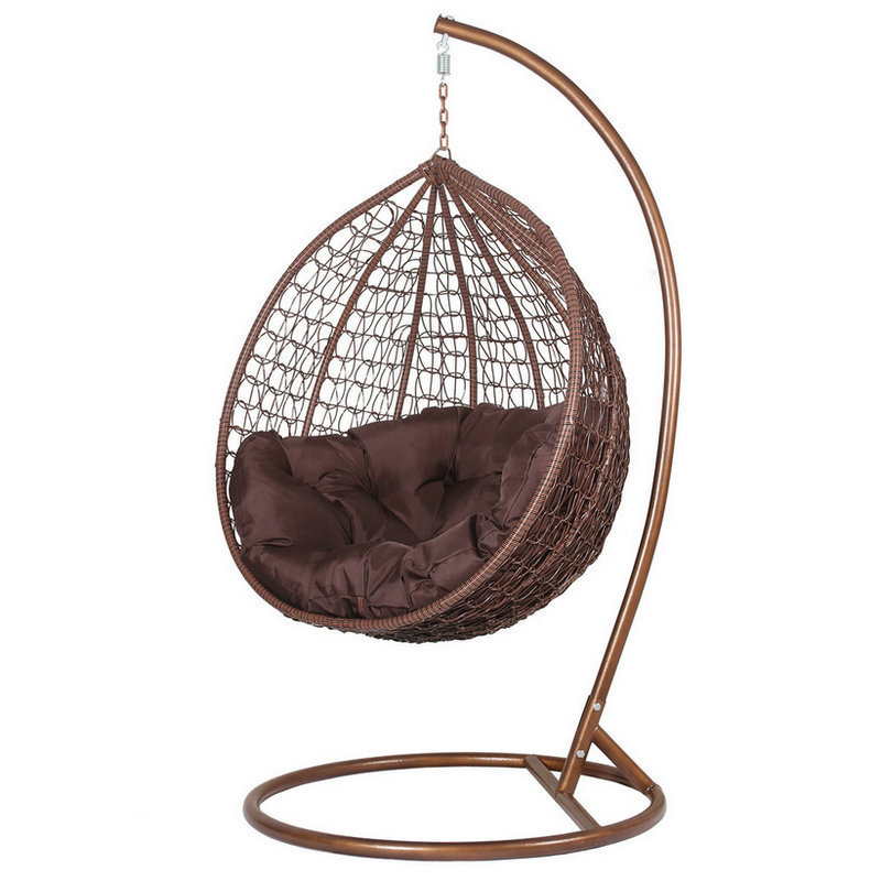 Outdoor Garden Rattan Swing Hanging Chair Hanging Egg Swing Chair patio swings outdoor hanging chair