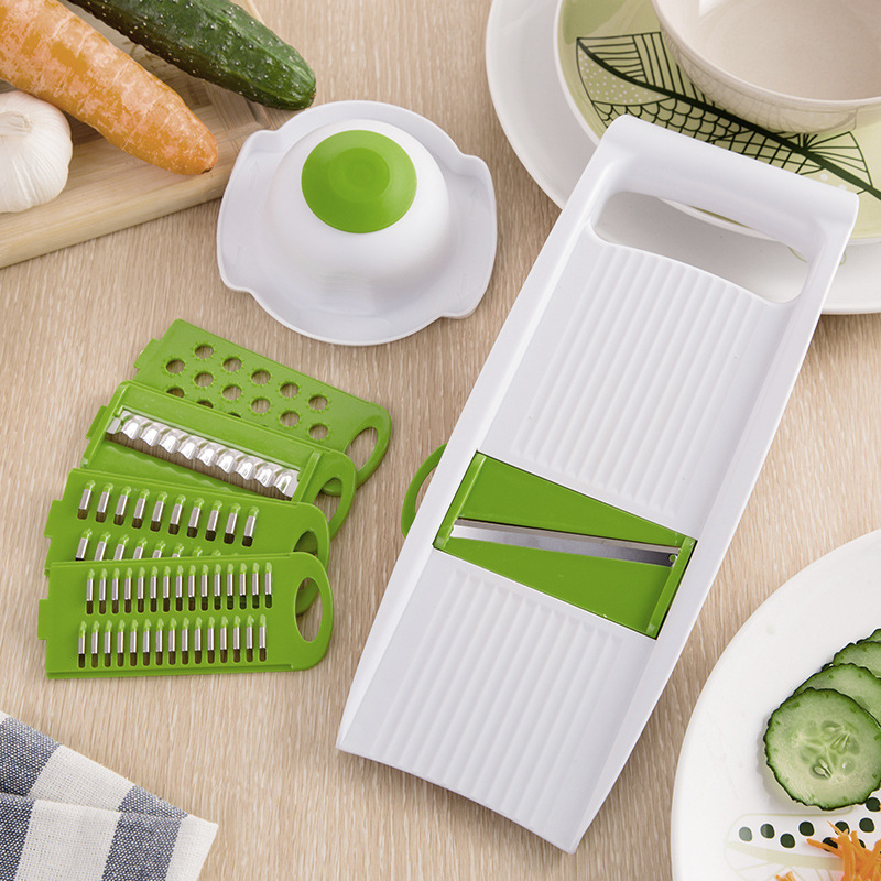 Kitchen gadgets supplies multifunctional vegetable cutter chopper shredder scrubber slicer potato cutter