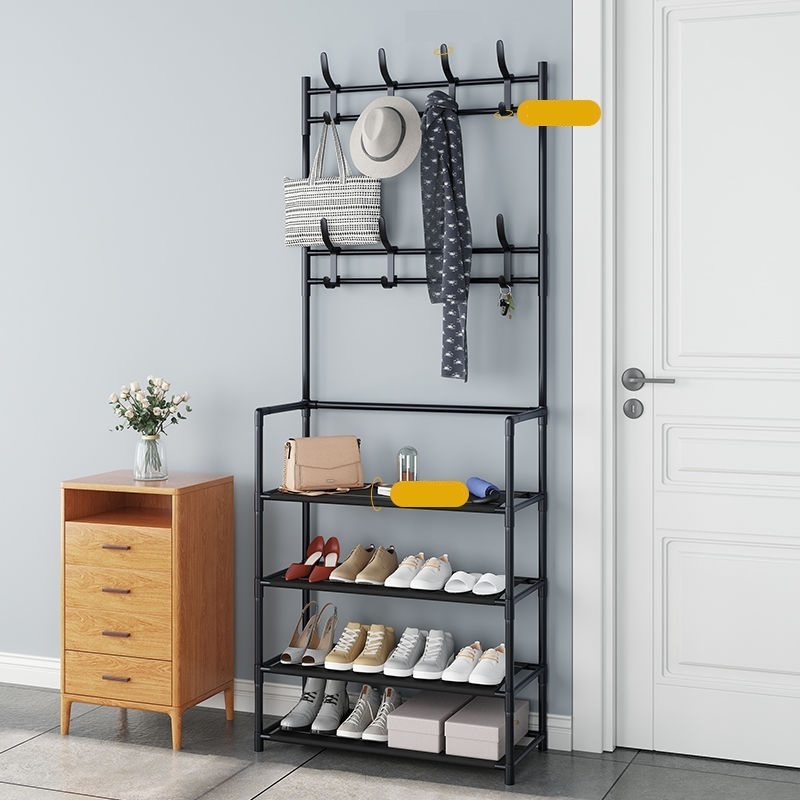 JOY multifunctional storage rack for clothes and hats modern home thickened metal for storing shoes hanging bags storage racks