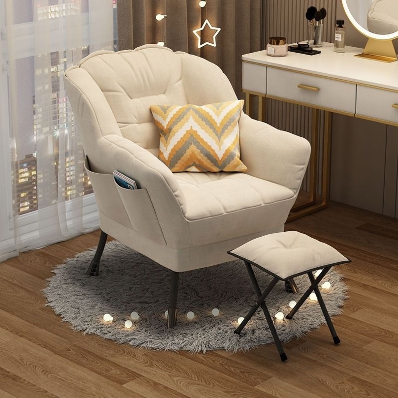 Hot New Lazy person sofa single chair home use bedroom backrest recliner student dormitory computer chair leisure lounge chair