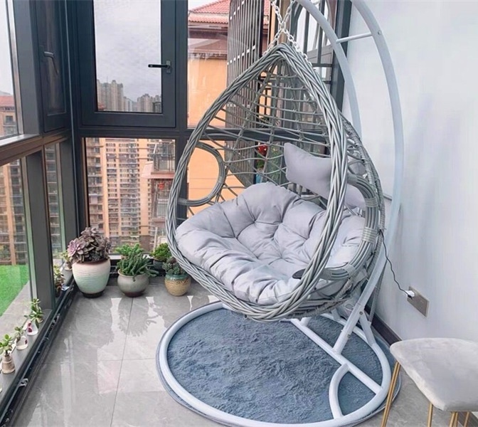 JOY Hot new light luxury double hammock rattan chair indoor household hammock balcony rocking chair