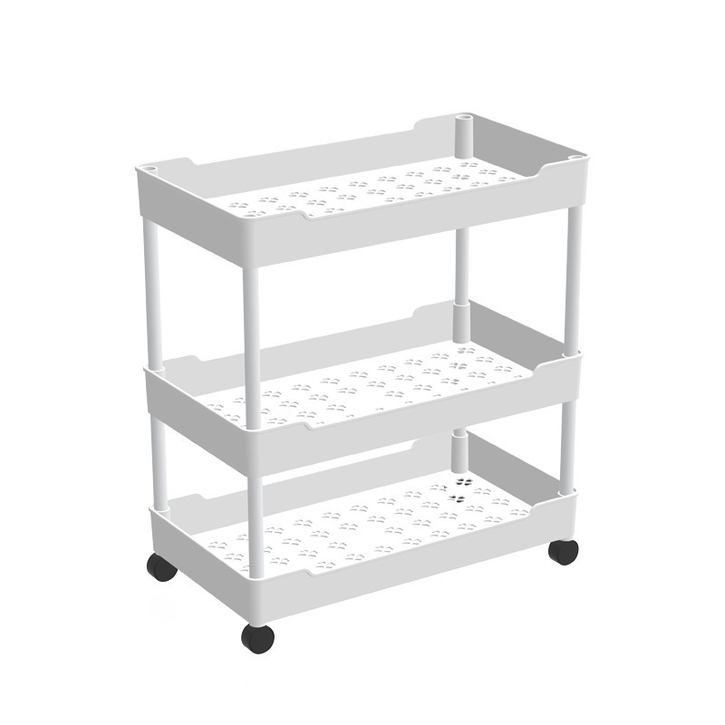 Multilayer Save Space Plastic  Crack Shelf Kitchen Narrow Storage Racks Bathroom Removable Rack  Kitchen Organizer