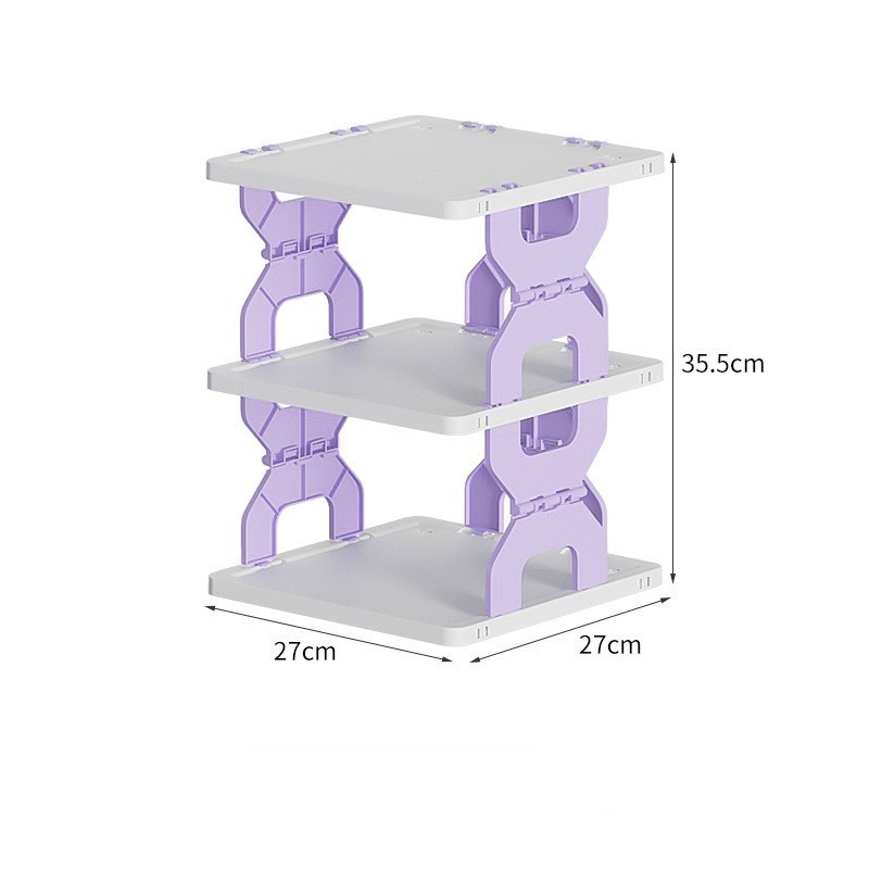 New folding shoe rack dormitory rental house with simple shoe rack seam space-saving installation-free shoe organizer