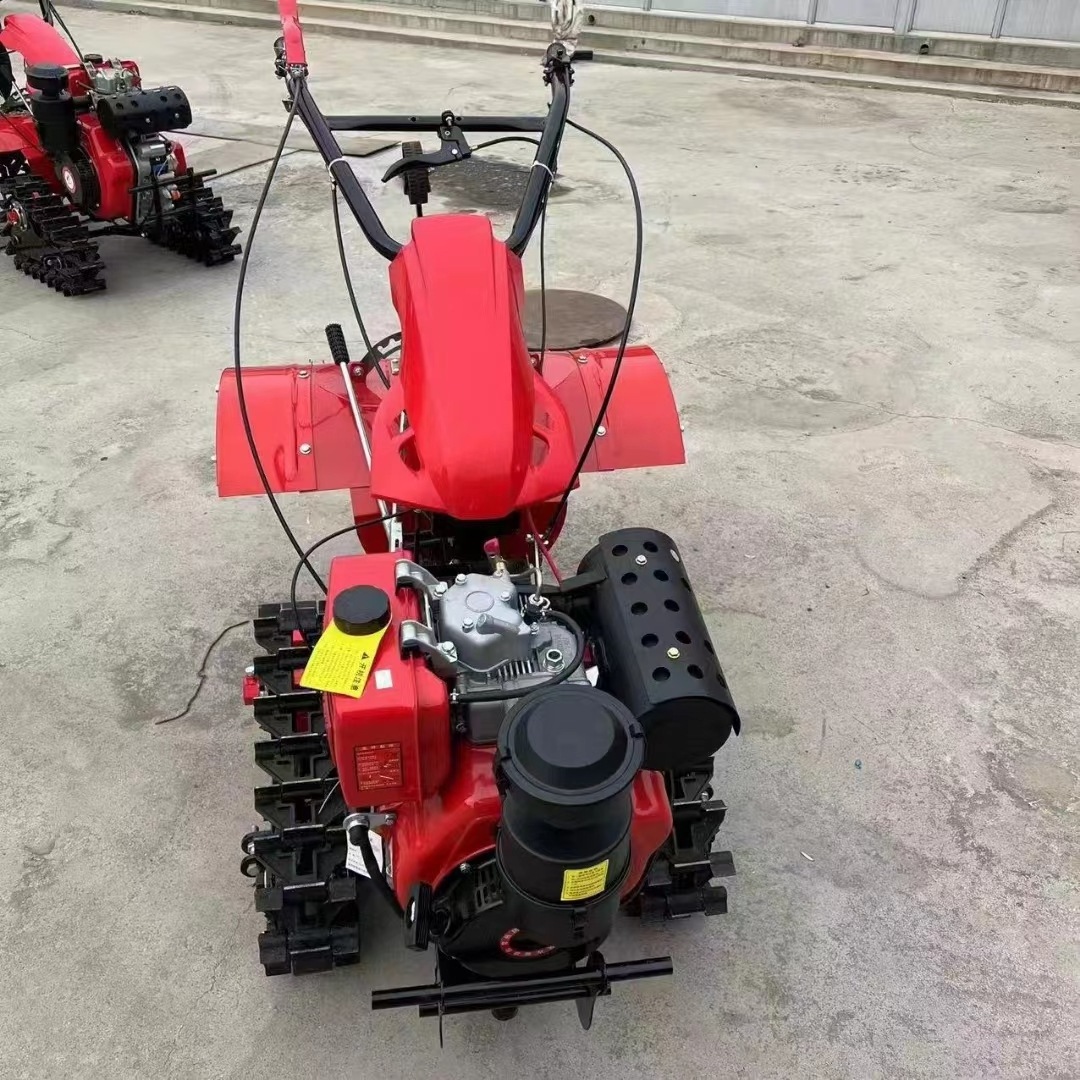 New type small diesel agricultural ploughing and tilling and ditching machine Multifunctional household rotary ploughing machine