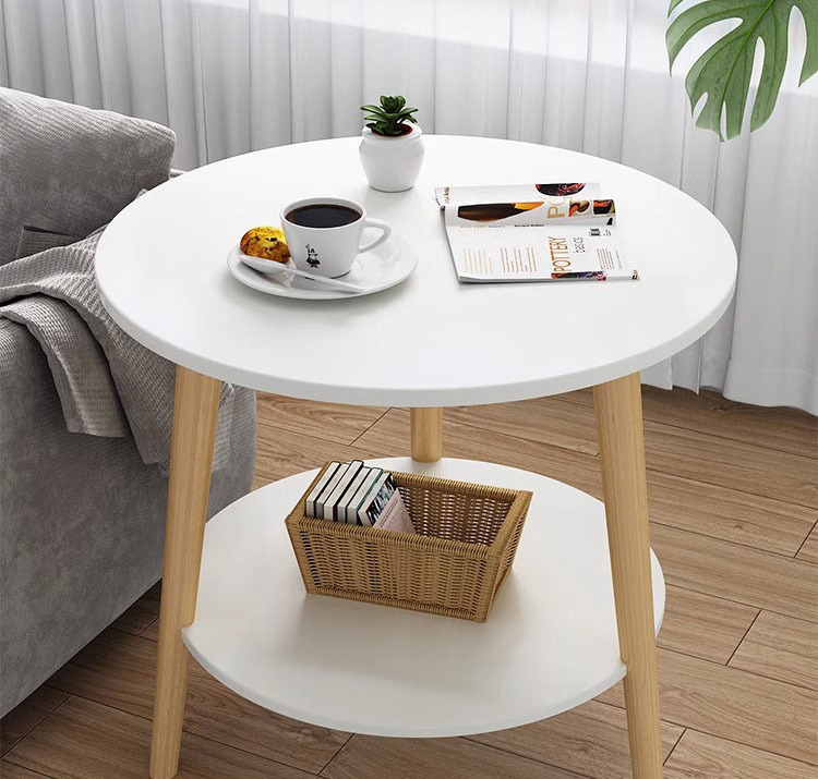 Sofa balcony bedside mini round table simple creative small household simple small coffee table factory direct sale