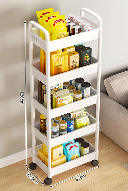 PP Plastic Multilayer Save Space Crack Shelf Removable Storage Rack Kitchen Organizer Storage Holders & racks