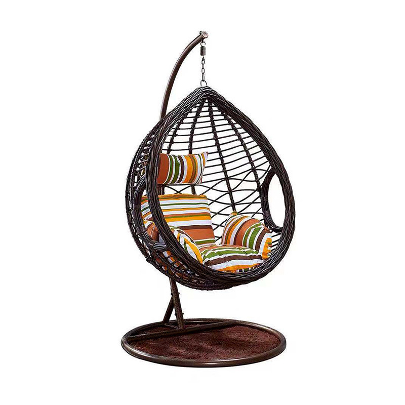 JOY outdoor swing chair living room hanging rattan egg chair leisure wicker courtyard swing chair relaxation furniture