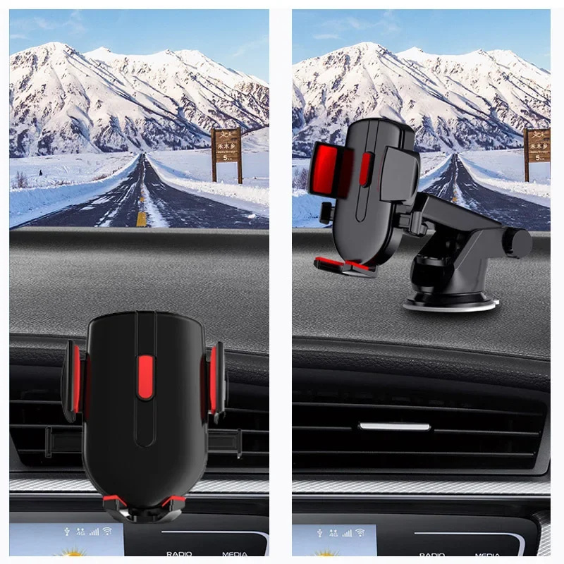 1 PC Universal  Car Phone Holder Bracket Stand Sucker Car Mobile Support Mount for Dashboard Windshield Car Accessories