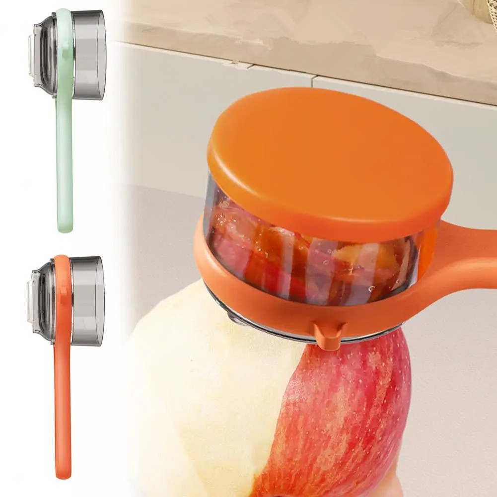 Vegetable Peeler With Container Potato Peeler Carrot Apples Shredders Kitchen Fruits Peeler Stainless Steel Slicer Paring Knife