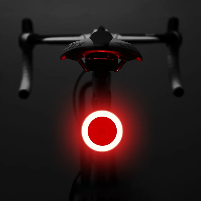 Bicycle Bike Light Multi Lighting Modes LED Taillight Rear Tail Safety Warning Cycling USB rechargeable Flashlight for seatpost