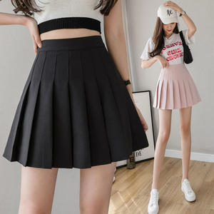 Brown Skirt Ladies 2023 Summer Clothes Women's High Waist Harajuku Korean Style Black Mini Pleated Skirt For School Girl Uniform