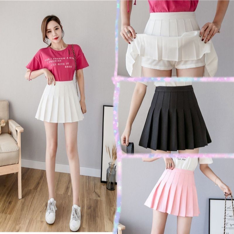 Brown Skirt Ladies 2023 Summer Clothes Women's High Waist Harajuku Korean Style Black Mini Pleated Skirt For School Girl Uniform