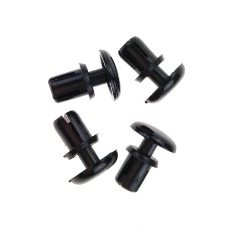 Black Plastic Nylon Push Rivets Fastener for PC Support Locking Standard SR4050