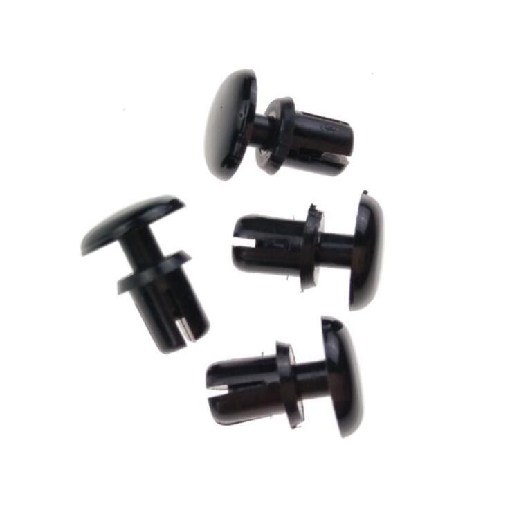 Black Plastic Nylon Push Rivets Fastener for PC Support Locking Standard SR4050