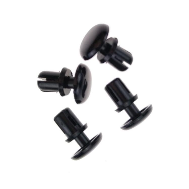 Black Plastic Nylon Push Rivets Fastener for PC Support Locking Standard SR4050